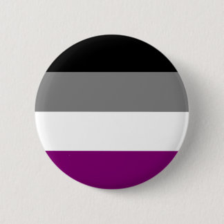 Chapa Redonda De 5 Cm Bandera asexual