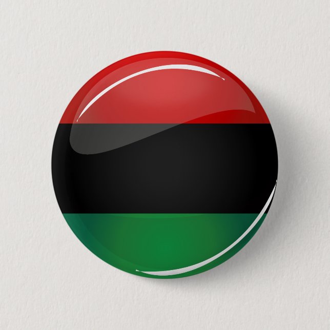 Chapa Redonda De 5 Cm Bandera Cacerola-Africana redonda brillante (Anverso)