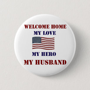 Chapa Redonda De 5 Cm Bandera casera agradable