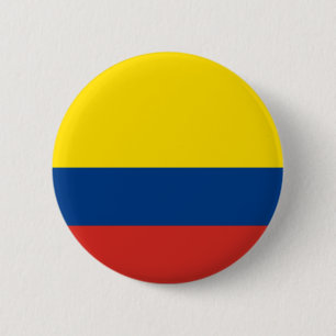 Chapa Redonda De 5 Cm Bandera colombiana