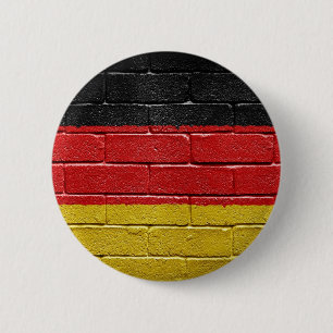 Chapa Redonda De 5 Cm Bandera de Alemania