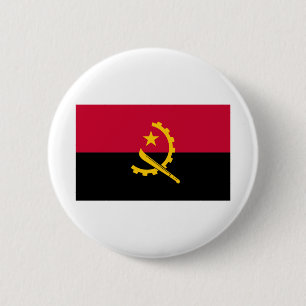 Chapa Redonda De 5 Cm Bandera de Angola