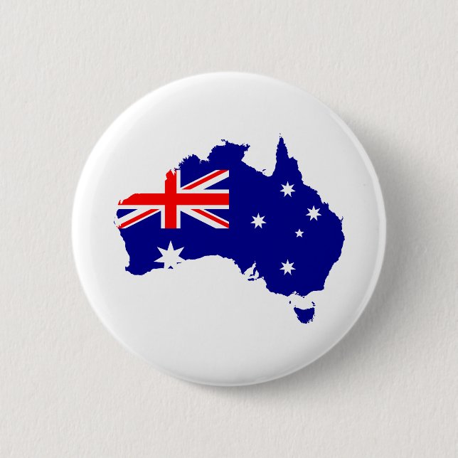Chapa Redonda De 5 Cm bandera de australia (Anverso)