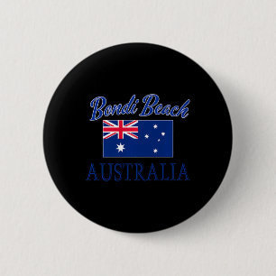 Chapa Redonda De 5 Cm Bandera de Australia de Bondi Beach