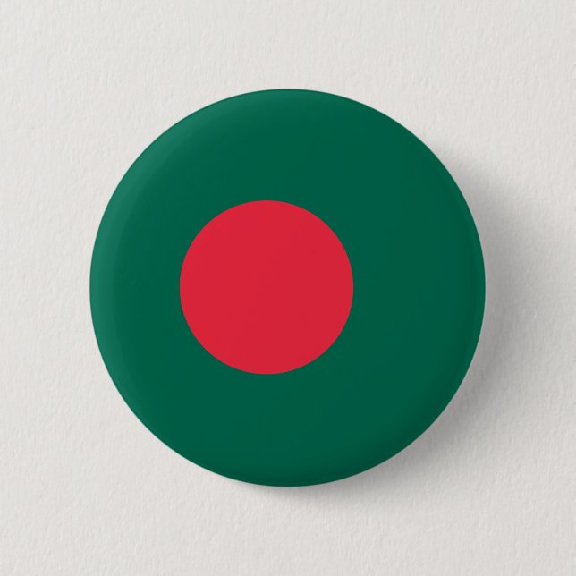 Chapa Redonda De 5 Cm Bandera de Bangladesh (Bangladesh) (Anverso)