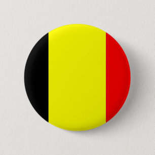 Chapa Redonda De 5 Cm Bandera de Bélgica