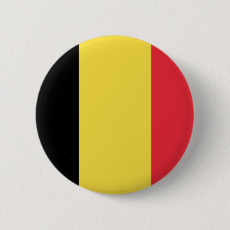 Chapa Redonda De 5 Cm Bandera de Bélgica