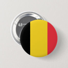 Chapa Redonda De 5 Cm Bandera de Bélgica