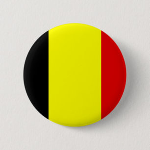 Chapa Redonda De 5 Cm Bandera de Bélgica