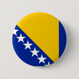 Chapa Redonda De 5 Cm Bandera de Bosnia Herzegovina