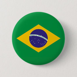 Chapa Redonda De 5 Cm Bandera de Brasil