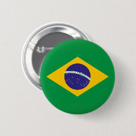 Chapa Redonda De 5 Cm Bandera de Brasil