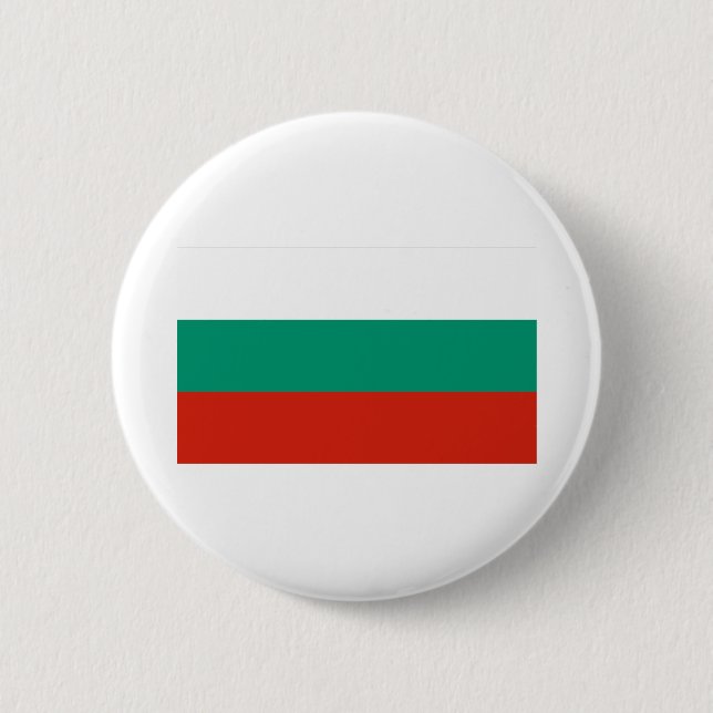 Chapa Redonda De 5 Cm Bandera de Bulgaria (Anverso)
