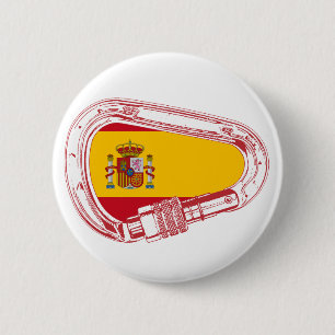 Chapa Redonda De 5 Cm Bandera de Carabineros de España