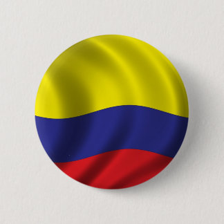 Chapa Redonda De 5 Cm Bandera de Colombia