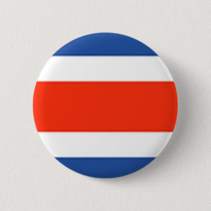 Chapa Redonda De 5 Cm Bandera de Costa Rica