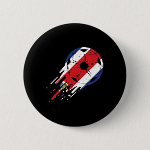 Chapa Redonda De 5 Cm Bandera de Costa Rica Fútbol Fútbol Fanático Hombr