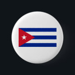 Chapa Redonda De 5 Cm Bandera de Cuba<br><div class="desc">Bandera de la República de Cuba Los productos baratos impresos con la bandera pueden ser usados como mejores regalos para la familia o amigos.</div>