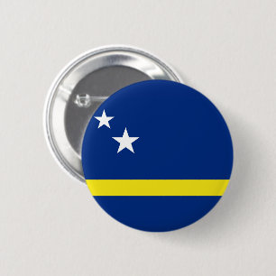 Chapa Redonda De 5 Cm Bandera de Curazao