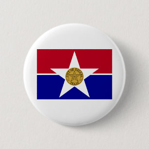 Chapa Redonda De 5 Cm Bandera de Dallas Texas