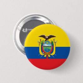 Chapa Redonda De 5 Cm Bandera de Ecuador