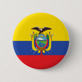 Chapa Redonda De 5 Cm Bandera de Ecuador
