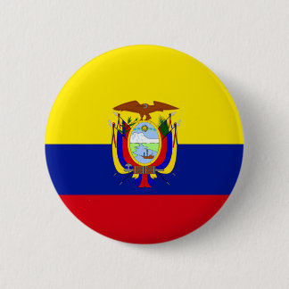 Chapa Redonda De 5 Cm Bandera de Ecuador