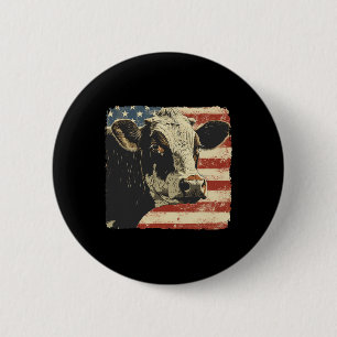 Chapa Redonda De 5 Cm Bandera De EE. UU. 4 De Julio Hombres Mujeres