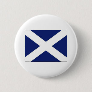 CHAPA REDONDA DE 5 CM BANDERA DE ESCOCIA