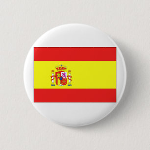 Chapa Redonda De 5 Cm Bandera de España