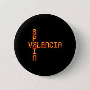 Chapa Redonda De 5 Cm Bandera de España