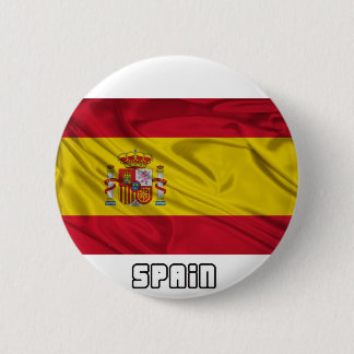 Chapa Redonda De 5 Cm Bandera de España