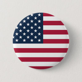 Chapa Redonda De 5 Cm Bandera de Estados Unidos de América