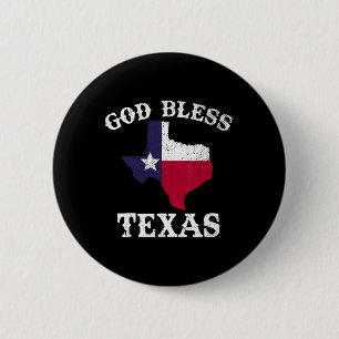 Chapa Redonda De 5 Cm Bandera de Estados Unidos en Texas Texan Dios bend