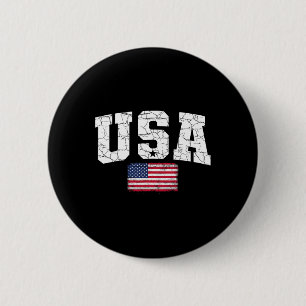 Chapa Redonda De 5 Cm Bandera De Estados Unidos Patriótica 4 De Julio Dí