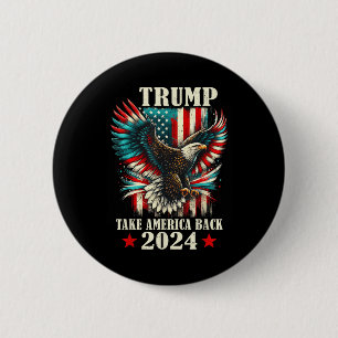 Chapa Redonda De 5 Cm Bandera De Estados Unidos Patriótica Bandera De Es