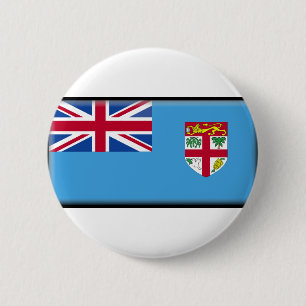 Chapa Redonda De 5 Cm Bandera de Fiji