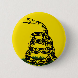 Chapa Redonda De 5 Cm Bandera de Gadsden