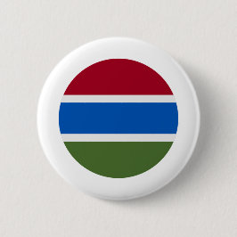 Chapa Redonda De 5 Cm Bandera de Gambia