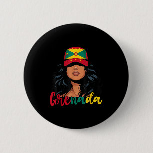 Chapa Redonda De 5 Cm Bandera de Granada del Chica granadino Orgullosa d