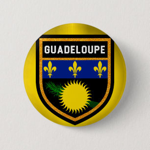 Chapa Redonda De 5 Cm Bandera de Guadalupe