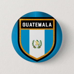 Chapa Redonda De 5 Cm Bandera de Guatemala