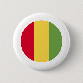 Chapa Redonda De 5 Cm Bandera de Guinea
