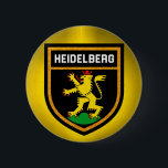 Chapa Redonda De 5 Cm Bandera de Heidelberg<br><div class="desc">Bandera de Heidelberg</div>