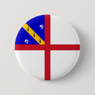 Chapa Redonda De 5 Cm Bandera de Herm