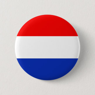 Chapa Redonda De 5 Cm Bandera de Holanda
