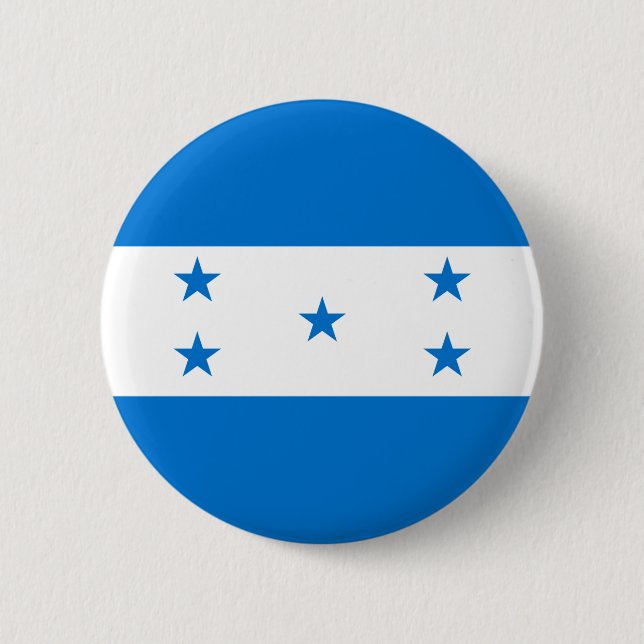 Chapa Redonda De 5 Cm Bandera de Honduras (Anverso)