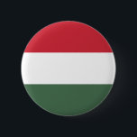 Chapa Redonda De 5 Cm Bandera de Hungría<br><div class="desc">Bandera patriótica de Hungría.</div>