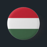 Chapa Redonda De 5 Cm Bandera de Hungría<br><div class="desc">Bandera patriótica de Hungría</div>