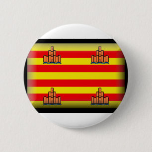 Chapa Redonda De 5 Cm Bandera de Ibiza España